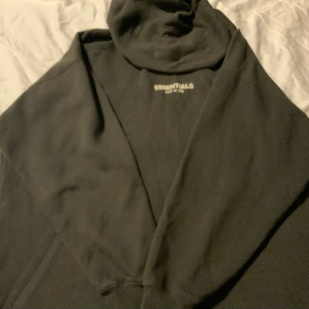 Fear of God Essentials Black Hoodie Sweatshirt